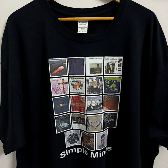 SIMPLE MIND ROCK BAND ALBUM COVER VINTAGE GRAPHIC T-SHIRT - Picture 2 of 5